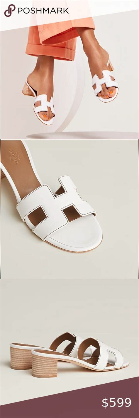 hermes block heel sandal|hermes oasis sandals outfit.